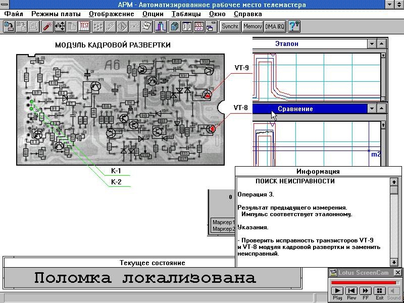 АРМ настройщика телевизионной аппаратуры